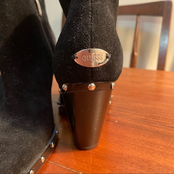Guess Suede Booties,6.5,worn once - Picture 7 of 7